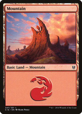 Mountain (347) [Commander 2016] | Good Games Cannington