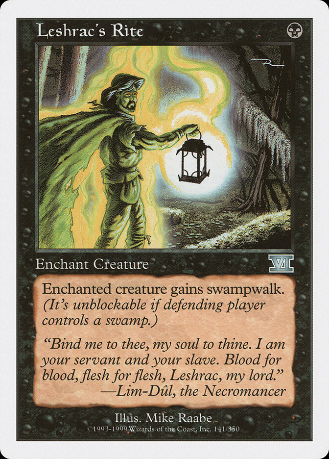 Leshrac's Rite [Classic Sixth Edition] | Good Games Cannington