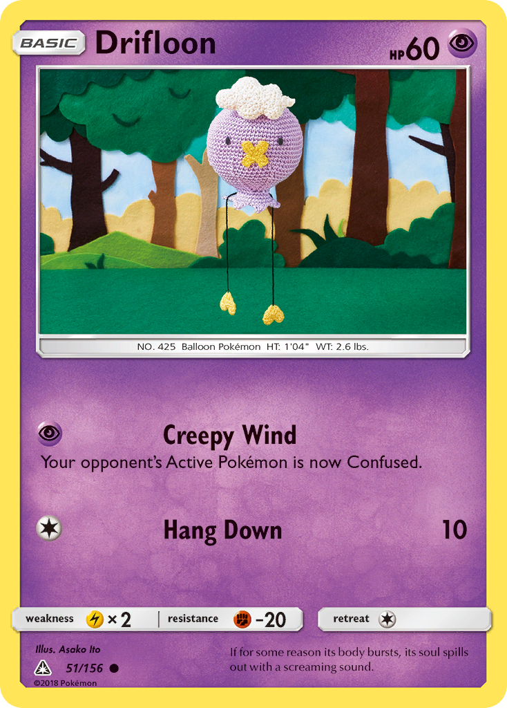 Drifloon (51/156) [Sun & Moon: Ultra Prism] | Good Games Cannington