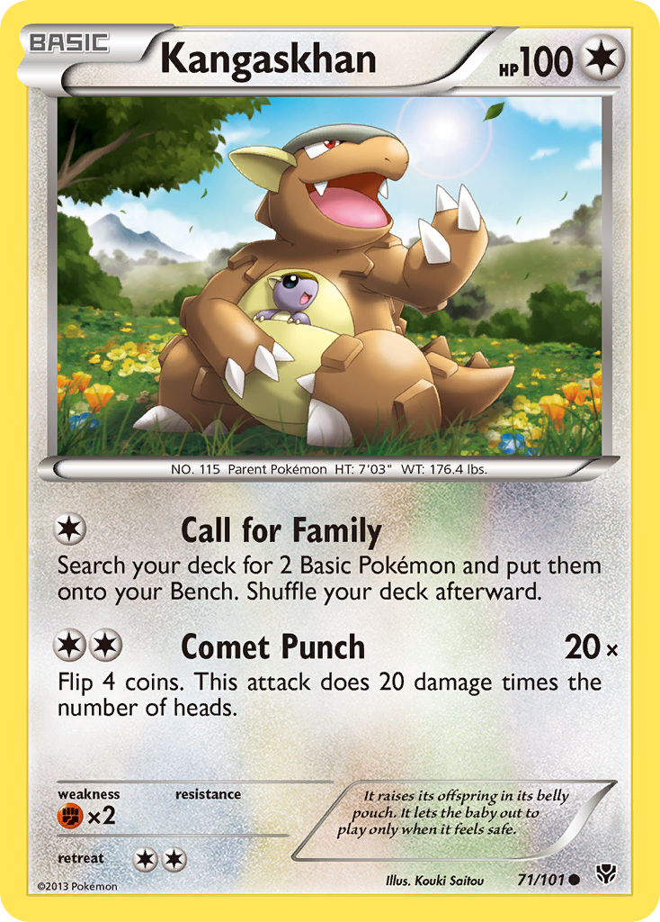 Kangaskhan (71/101) [Black & White: Plasma Blast] | Good Games Cannington