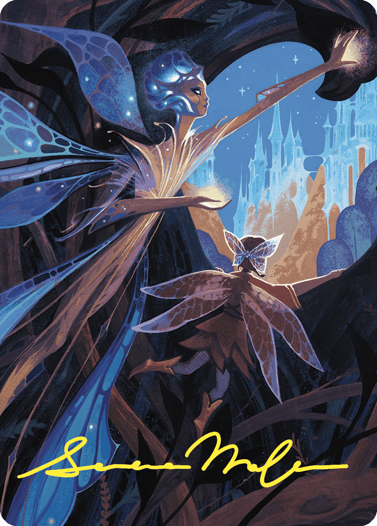 Kindred Discovery Art Card (Gold-Stamped Signature) [Wilds of Eldraine Art Series] | Good Games Cannington