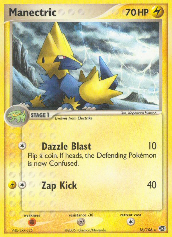 Manectric (16/106) [EX: Emerald] | Good Games Cannington