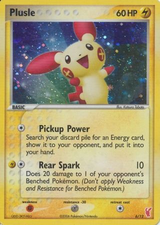 Plusle (6/12) [EX: Trainer Kit 2 - Plusle] | Good Games Cannington