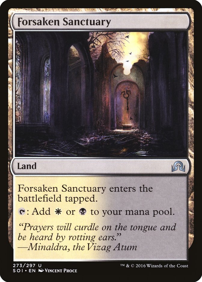 Forsaken Sanctuary [Shadows over Innistrad] | Good Games Cannington