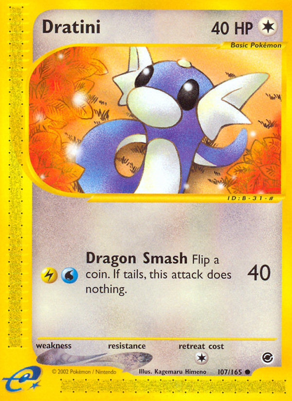 Dratini (107/165) [Expedition: Base Set] | Good Games Cannington