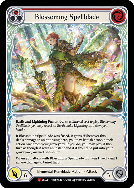 Blossoming Spellblade [ELE064] (Tales of Aria)  1st Edition Normal | Good Games Cannington