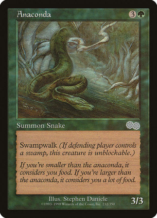 Anaconda [Urza's Saga] | Good Games Cannington