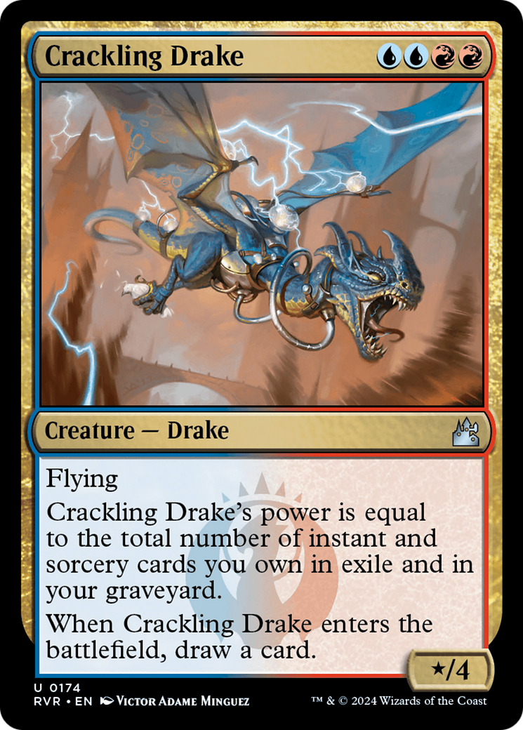 Crackling Drake [Ravnica Remastered] | Good Games Cannington