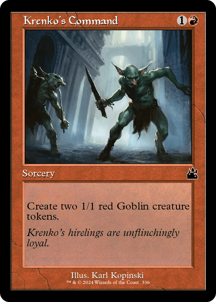 Krenko's Command (Retro Frame) [Ravnica Remastered] | Good Games Cannington