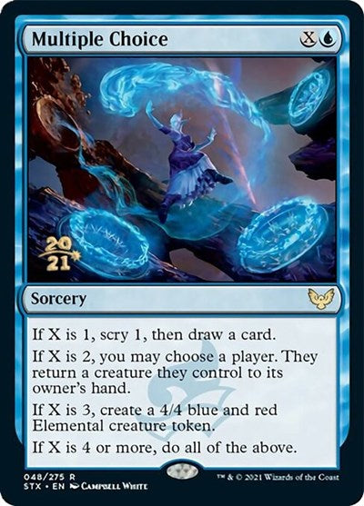 Multiple Choice [Strixhaven: School of Mages Prerelease Promos] | Good Games Cannington