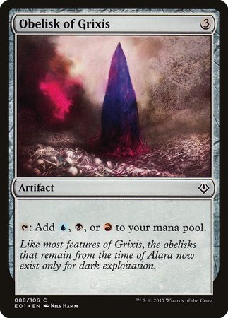 Obelisk of Grixis [Archenemy: Nicol Bolas] | Good Games Cannington