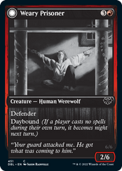 Weary Prisoner // Wrathful Jailbreaker [Innistrad: Double Feature] | Good Games Cannington