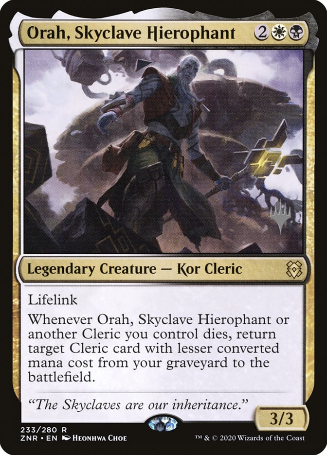 Orah, Skyclave Hierophant (Promo Pack) [Zendikar Rising Promos] | Good Games Cannington