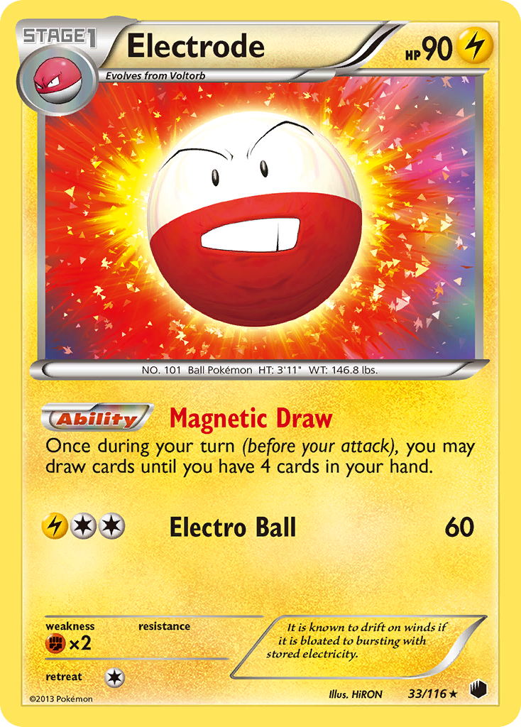 Electrode (33/116) [Black & White: Plasma Freeze] | Good Games Cannington