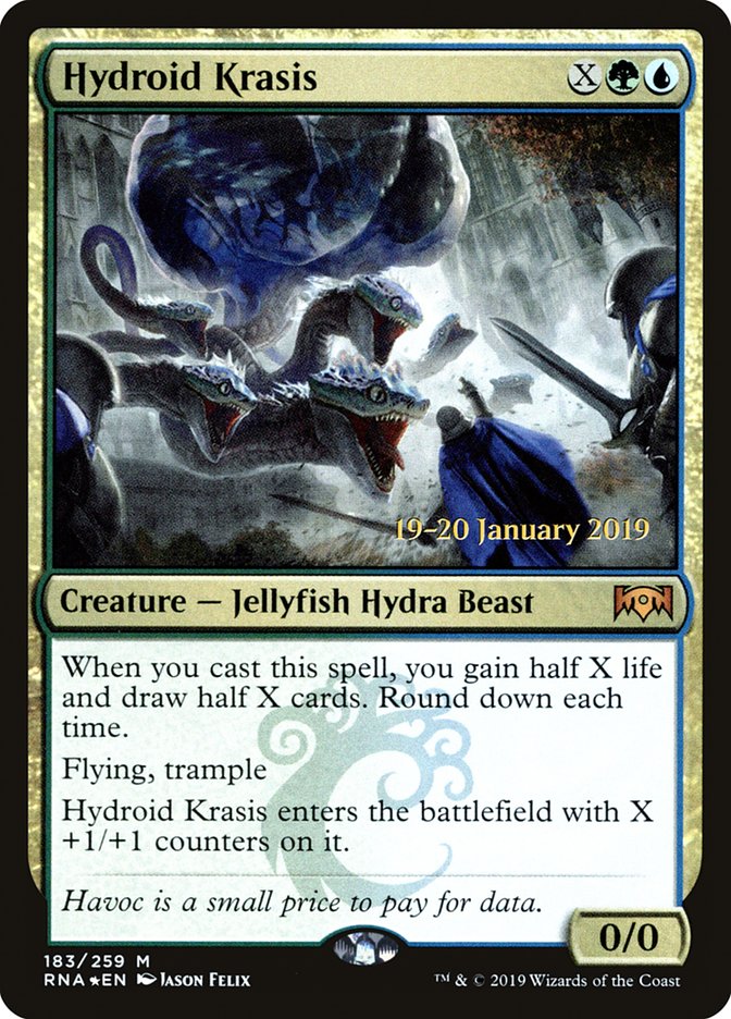 Hydroid Krasis [Ravnica Allegiance Prerelease Promos] | Good Games Cannington