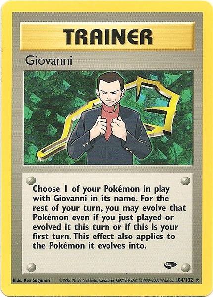 Giovanni (104/132) [Gym Challenge Unlimited] | Good Games Cannington