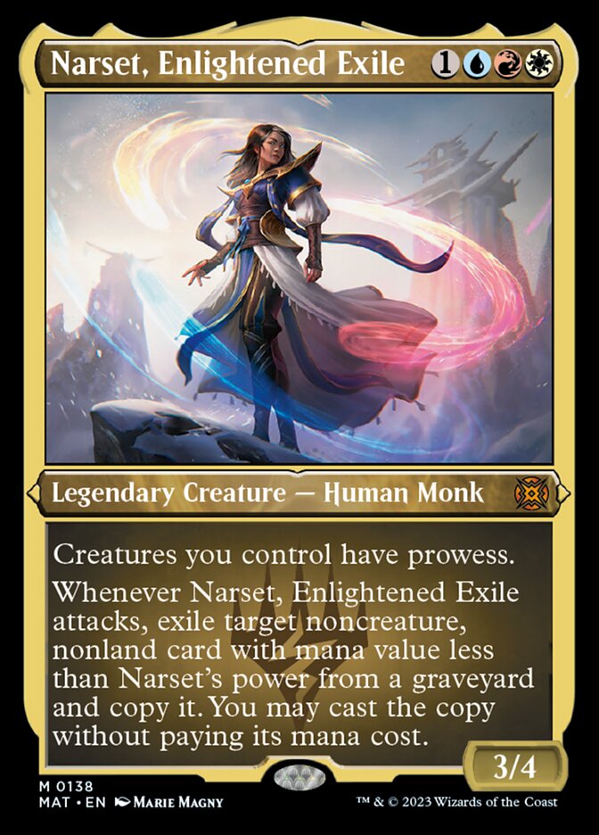 Narset, Enlightened Exile (Foil Etched) [March of the Machine: The Aftermath] | Good Games Cannington