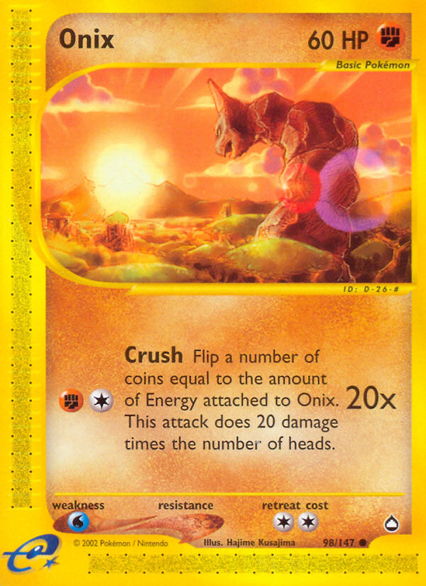 Onix (98/147) [Aquapolis] | Good Games Cannington