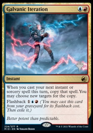 Galvanic Iteration (Promo Pack) [Innistrad: Midnight Hunt Promos] | Good Games Cannington