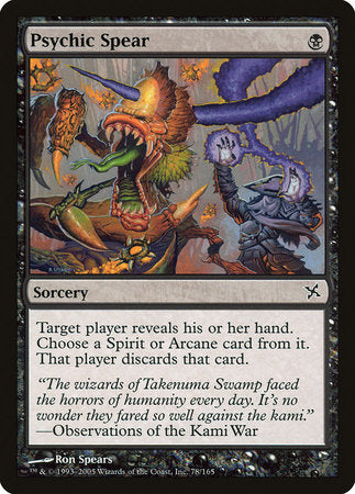 Psychic Spear [Betrayers of Kamigawa] | Good Games Cannington