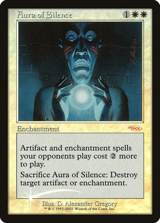 Aura of Silence [Friday Night Magic 2002] | Good Games Cannington