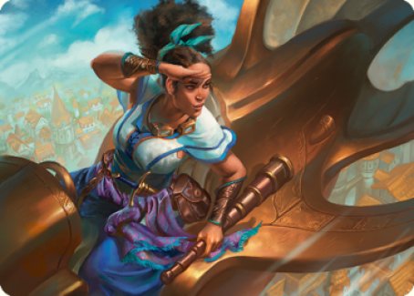 Talas Lookout Art Card [Dominaria United Art Series] | Good Games Cannington