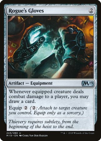 Rogue's Gloves [Core Set 2019] | Good Games Cannington