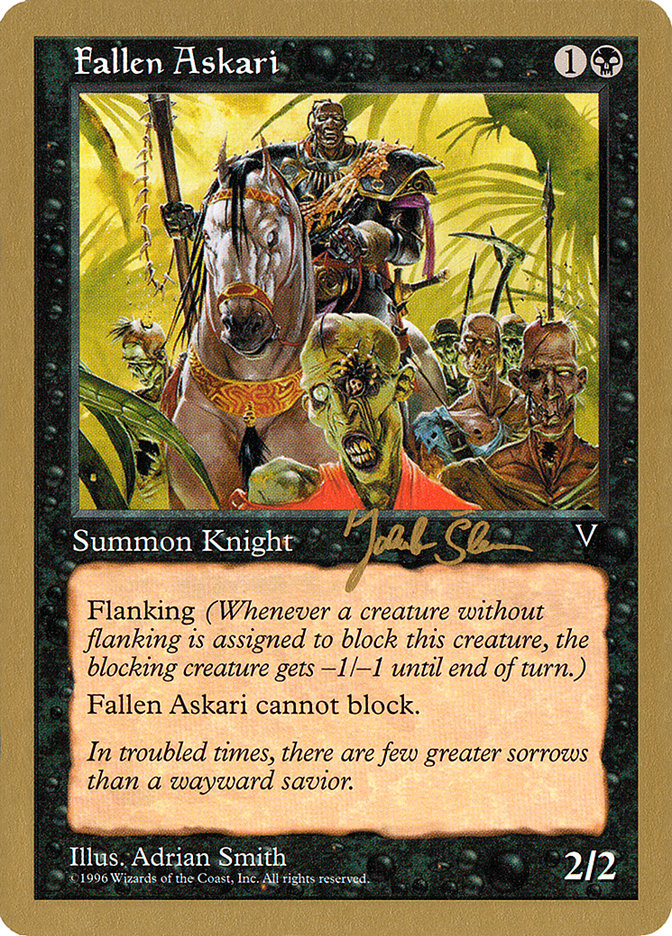 Fallen Askari (Jakub Slemr) [World Championship Decks 1997] | Good Games Cannington