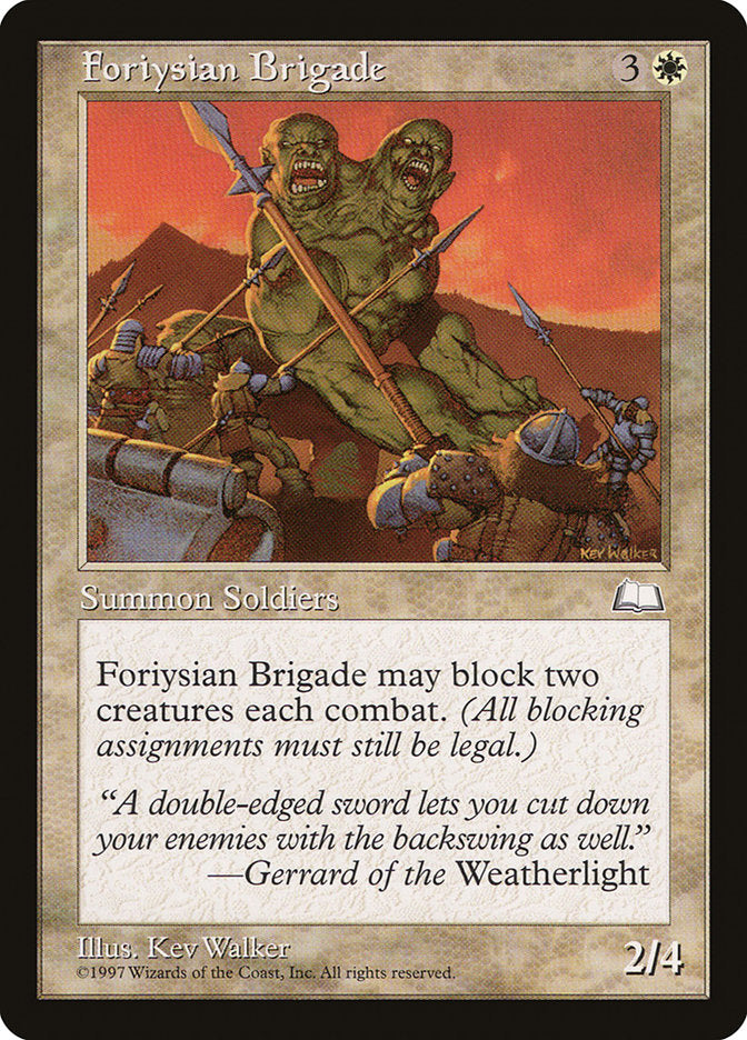 Foriysian Brigade [Weatherlight] | Good Games Cannington