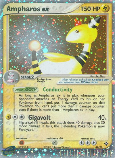 Ampharos ex (89/97) [EX: Dragon] | Good Games Cannington