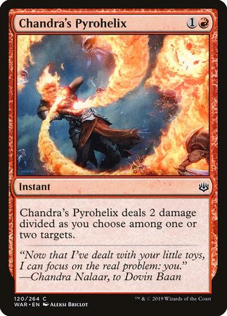 Chandra's Pyrohelix [War of the Spark] | Good Games Cannington