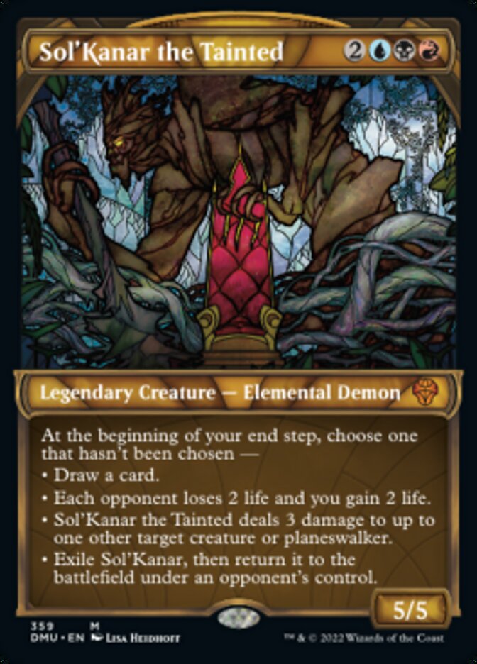 Sol'Kanar the Tainted (Showcase Textured) [Dominaria United] | Good Games Cannington