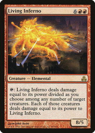 Living Inferno [Guildpact] | Good Games Cannington