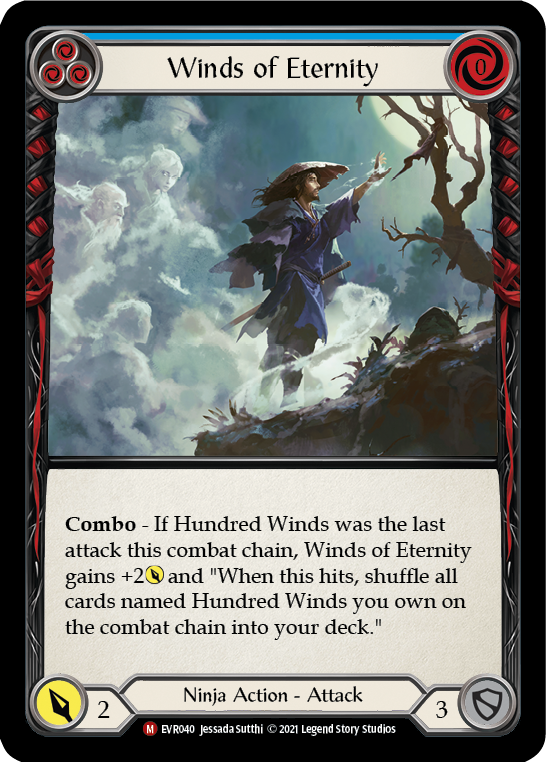 Winds of Eternity [EVR040] (Everfest)  1st Edition Rainbow Foil | Good Games Cannington
