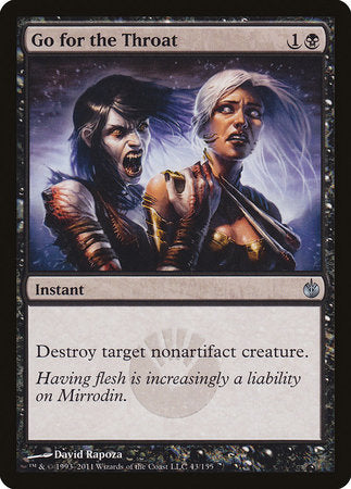 Go for the Throat [Mirrodin Besieged] | Good Games Cannington