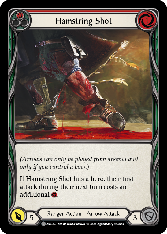 Hamstring Shot (Red) [U-ARC060] Unlimited Rainbow Foil | Good Games Cannington