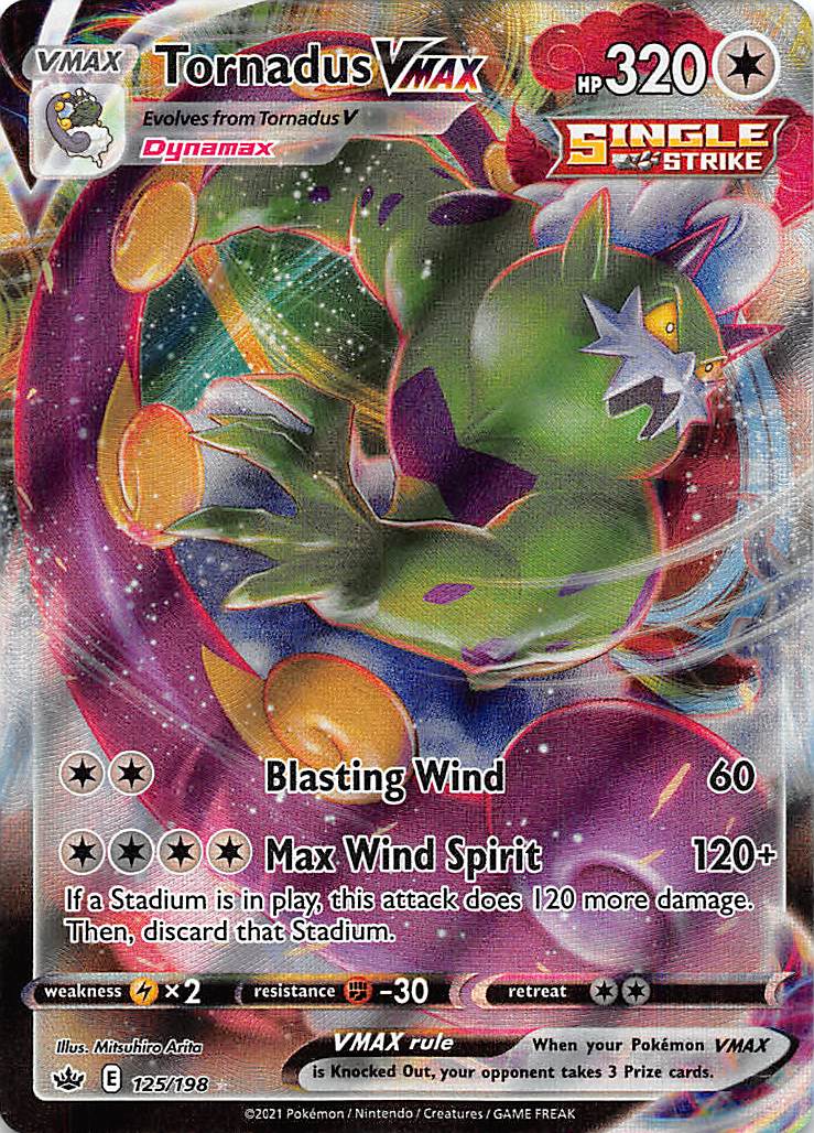 Tornadus VMAX (125/198) [Sword & Shield: Chilling Reign] | Good Games Cannington