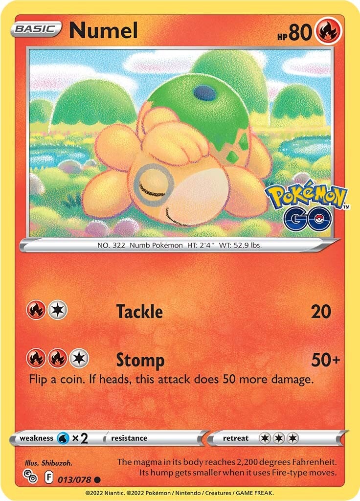 Numel (013/078) [Pokémon GO] | Good Games Cannington