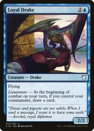 Loyal Drake [Commander 2018] | Good Games Cannington