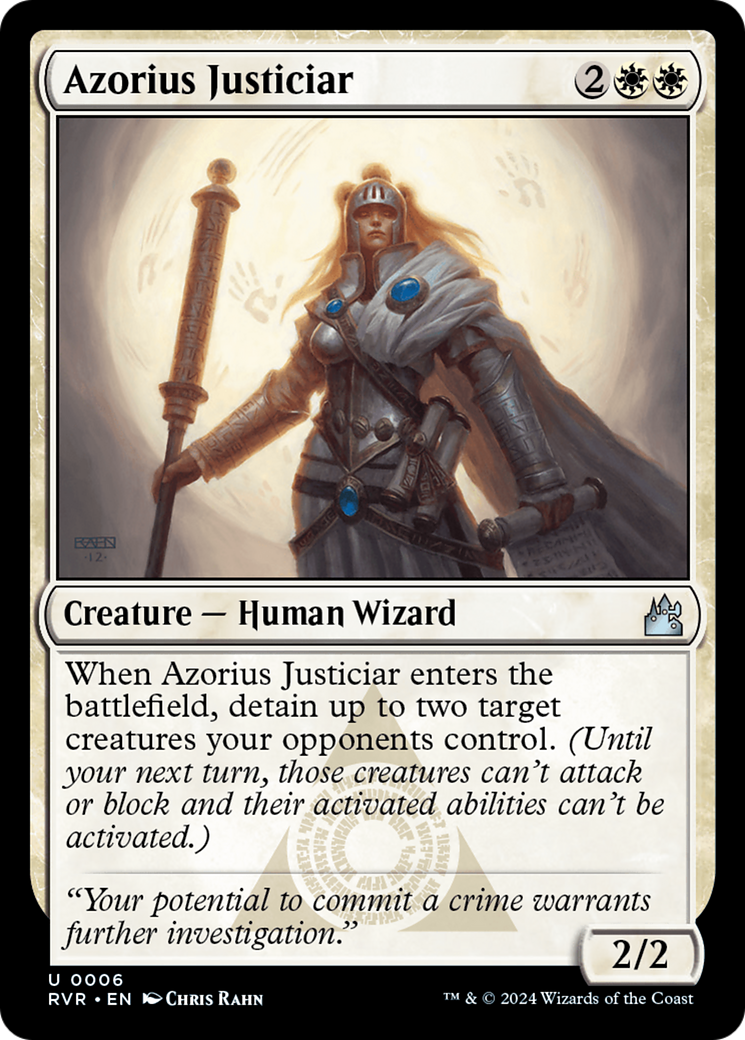 Azorius Justiciar [Ravnica Remastered] | Good Games Cannington