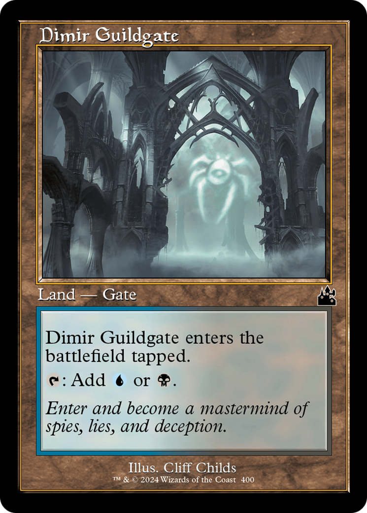 Dimir Guildgate (Retro Frame) [Ravnica Remastered] | Good Games Cannington