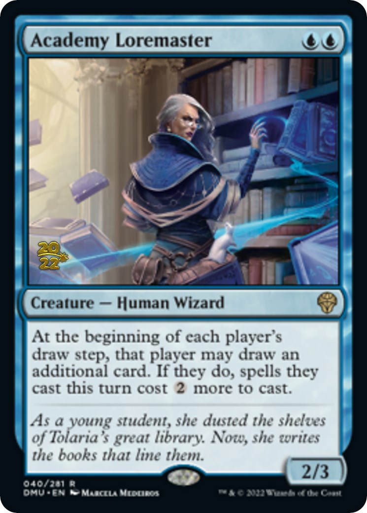 Academy Loremaster [Dominaria United Prerelease Promos] | Good Games Cannington
