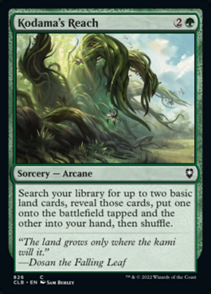 Kodama's Reach [Commander Legends: Battle for Baldur's Gate] | Good Games Cannington
