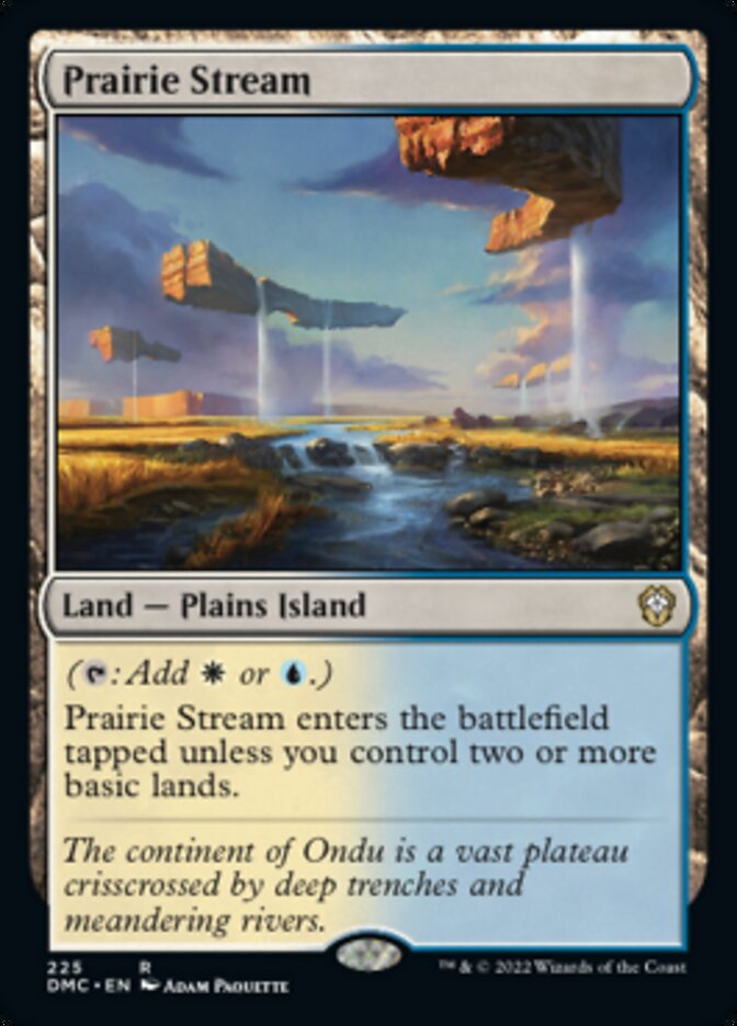 Prairie Stream [Dominaria United Commander] | Good Games Cannington