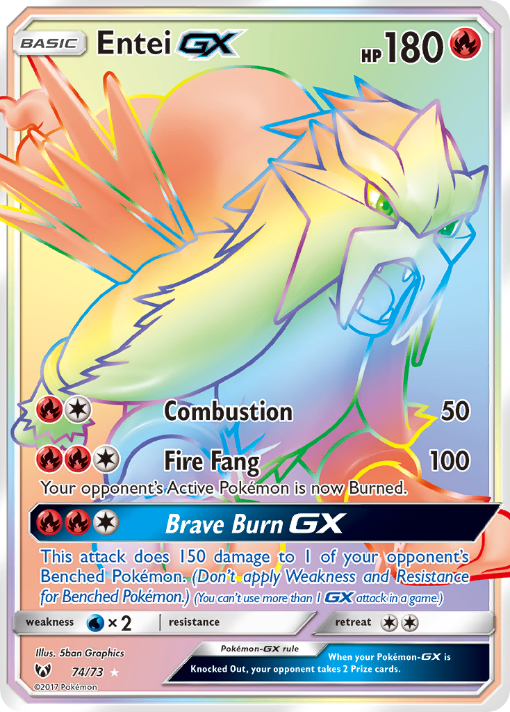 Entei GX (74/73) [Sun & Moon: Shining Legends] | Good Games Cannington
