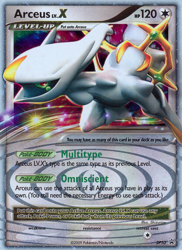 Arceus Lv.X (DP53) [Diamond & Pearl: Black Star Promos] | Good Games Cannington