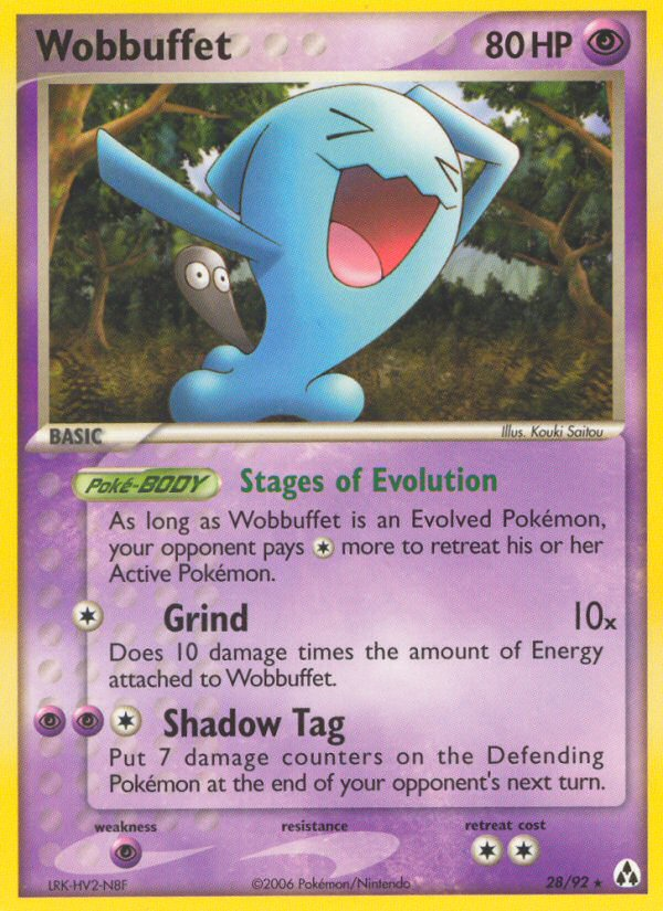 Wobbuffet (28/92) [EX: Legend Maker] | Good Games Cannington