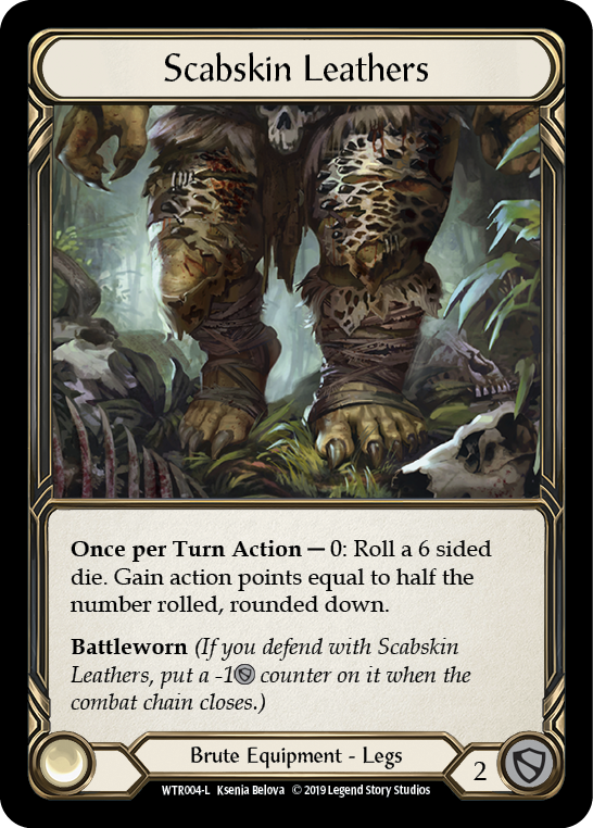 Scabskin Leathers [WTR004-L] Alpha Print Cold Foil | Good Games Cannington