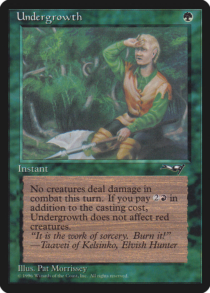 Undergrowth (Wiping Brow) [Alliances] | Good Games Cannington