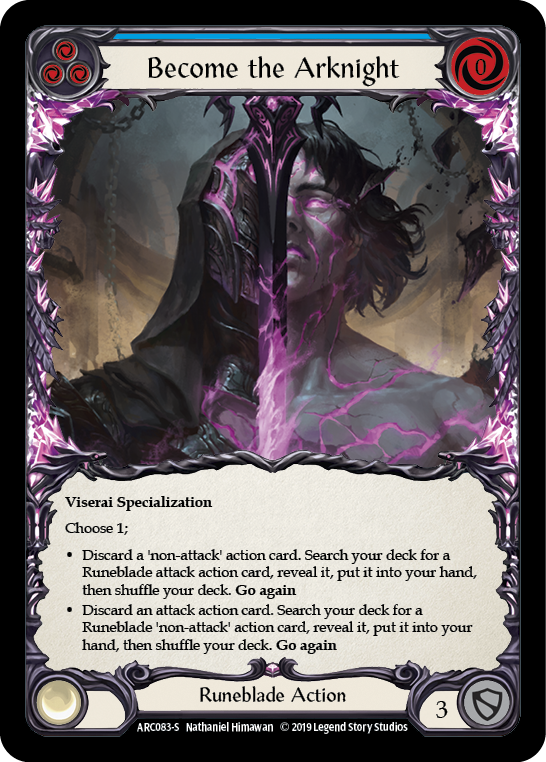 Become the Arknight [ARC083-S] 1st Edition Rainbow Foil | Good Games Cannington